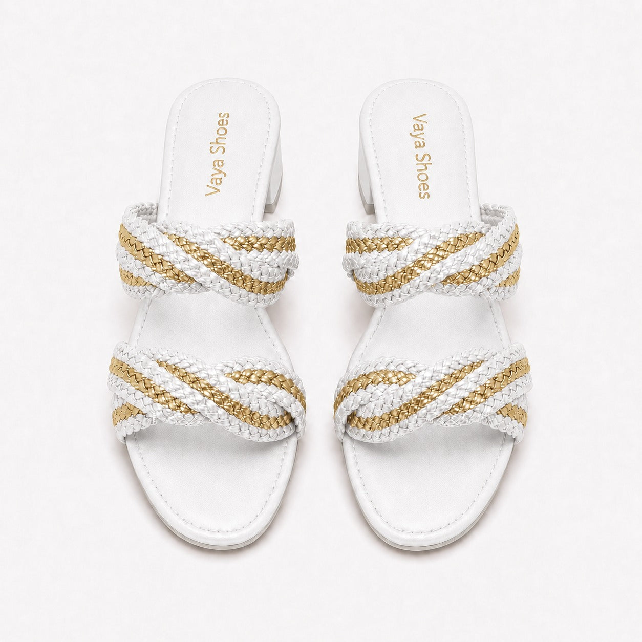 Soléa Pearl White – Flat & Heel