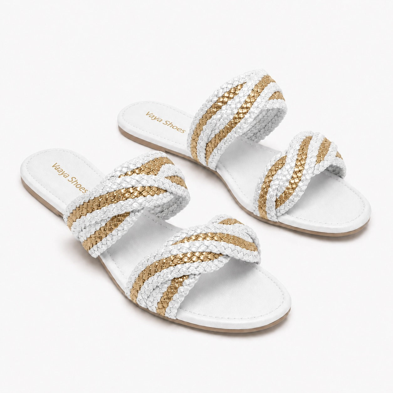 Soléa Pearl White – Flat & Heel
