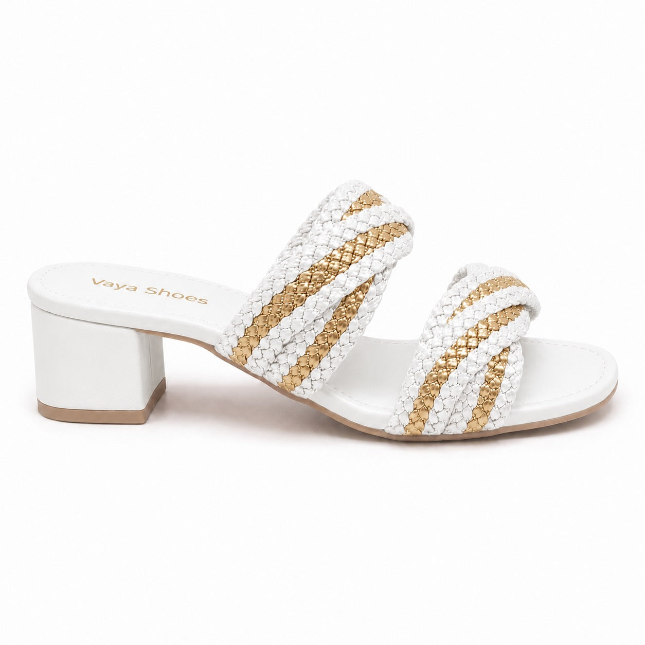 Soléa Pearl White – Flat & Heel