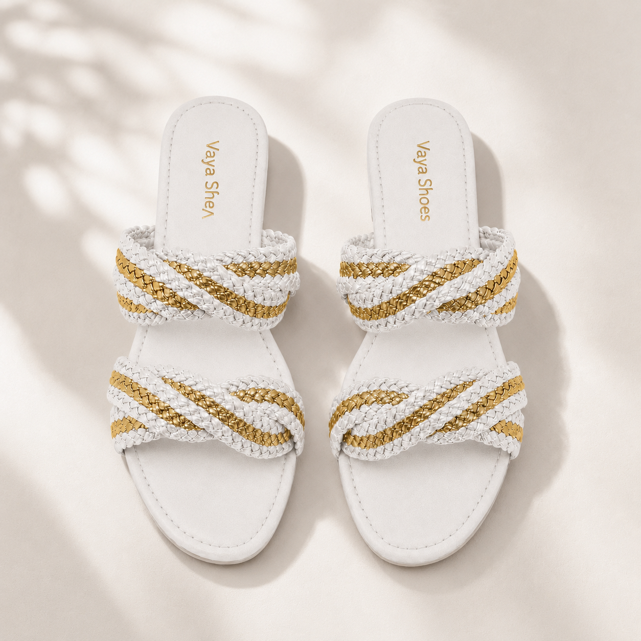 Soléa Pearl White – Flat & Heel